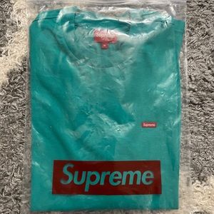 Supreme Small Box Logo Size Medium New Teal